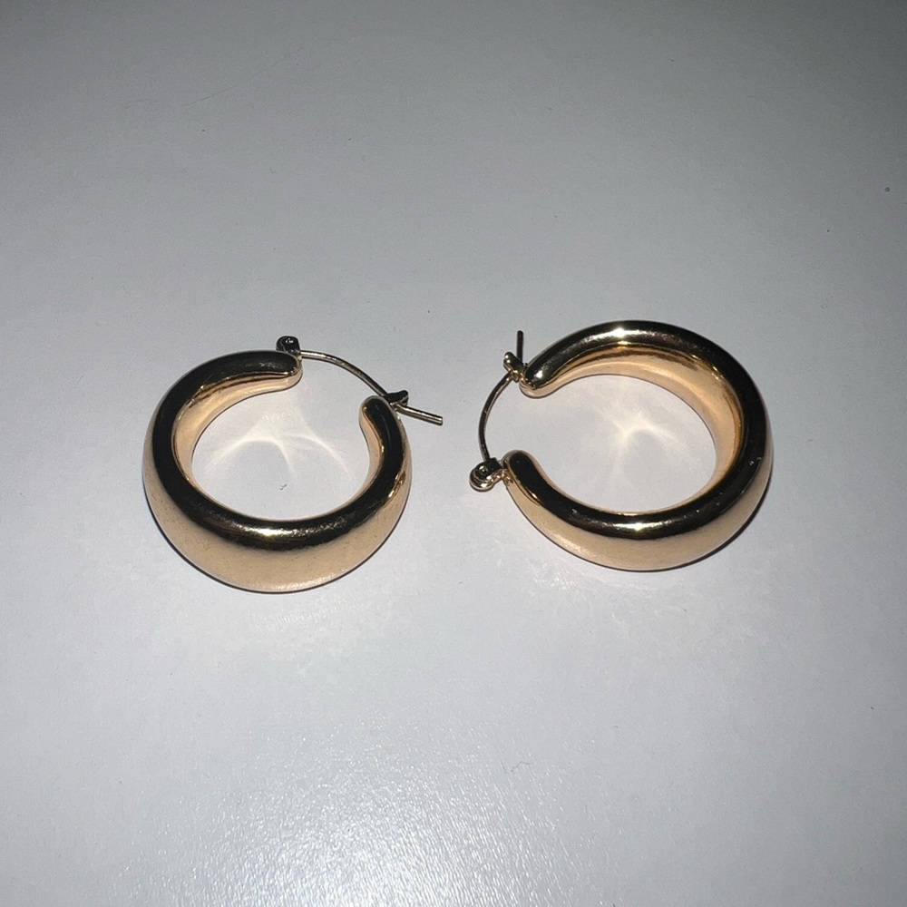 Metal Hoop Earrings